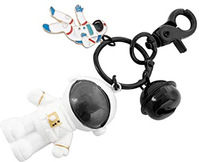 Amosfun schlüsselanhänger Paket Love gürteltasche tiegerkostuem Kinder car Kinderspielzeug Astronautenstatue schlüsselringe Rucksack-Tasche Handy Geldbörse Handtasche Schlüsselbund