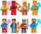 8 Stücke Meine Welt Tortendeko Cupcake Topper Deko Tortendeko Figuren Geburtstag Party Supplies Kann zum Dekorieren von Räumen Geburtstagsfeiern Themenpartys Kinderfesten Verwendet