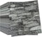 Homemari 10 Stück 3D Wandpaneele 35x38.5cm Selbstklebend Küchenrückwand Ziegel Tapeten Steinoptik 4 mm Steintapete Wandaufkleber Wasserdicht Wandtapete für Küche Schlafzimmer (Ziegelschwarz)