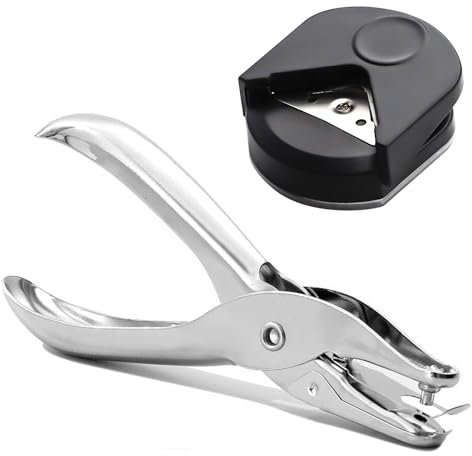 1 Stück Eckenfüller, 1 Stück Locher, Kartenschneider, Papiereckenfüller, Kartenlocher, Werkzeugzubehör, Tragbarer Filetschneider