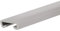 QUEST Corrimano in PVC, 40 x 8 cm, in plastica, per ringhiera delle scale, in gomma, colore: argento