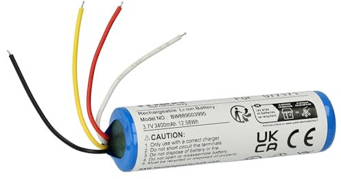 vhbw 1x Akku kompatibel mit Bose 423816 Lautsprecher Boxen Speaker (3400 mAh, 3,7 V, Li-Ion)