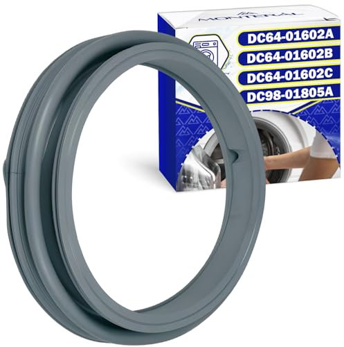 Türdichtung für Waschmaschine mit dem Originalcode DC64-01602A DC64-01602B DC64-01602C DC98-01805A für Samsung - Garantie 10 Jahre - MONTERAL