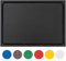 Morleos Schneidebrett Kunststoff Eco-Line spülmaschinenfest, extra schwer, messerschonend | ver. Farben & Größen | HACCP Gastro Küchenbrett | Schneidbrett mit Saftrille (Schwarz - black, 60x40x2 cm)