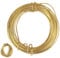 32.5 Feet(10m) Brass Picture Hanging Wire 0.7mm Braided Picture Wire Metal Wire Photo Frame Hanging Wire for Photo Frame Mirror Artwork Clock