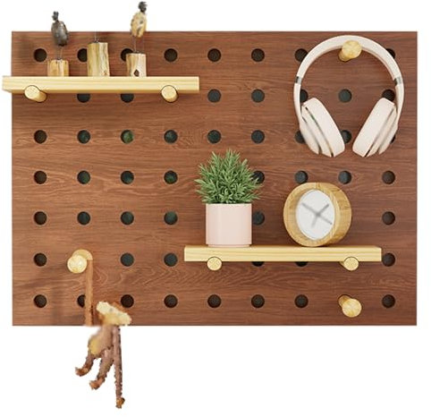 cache tableau electrique decoratif Couvercle de boîte à fusibles en bois avec étagères, Couvercle de boîte à disjoncteurs décoratif mural, Couvercle décoratif de boîte à compteurs électrique caché(C,6