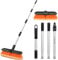 ARTIPOLY 165,1 cm Autowaschbürste mit langem Griff, 25,4 cm, kratzfest, weiche Reinigungsbürste, tragbares Auto-Waschset für Wohnmobil, LKW, Haus, Seitenwände, Schneeböden