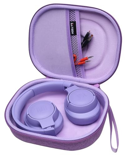 L LTGEM Hard Case for JBL LIVE 770NC, 660NC, 670NC or JBL Tune 510BT, 520BT, 570BT, 720BT, 710BT, 670NC, 770NC, 760NC, Folding Headphone - Portable Travel Bag (Case Only)