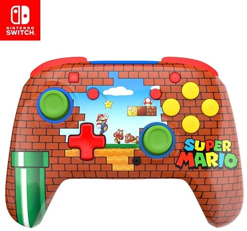 Turtle Beach Rematch Wireless Controller: Mario Bricks Reveal – Offiziell Lizenziert von Nintendo für Nintendo Switch 2 und 1 - C Button nicht vorhanden