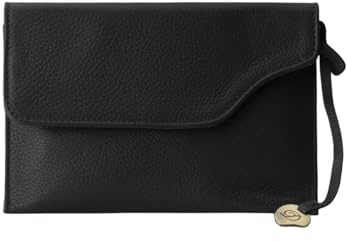 DANEAULT Fun and Flirty Crossbody Clutch - The Linda - Italian Pebbled Leather Clutch Wallet & Insert for Multi-Function Tote - RFID Protection - Compact & Stylish - Women's Wallet & Accesories