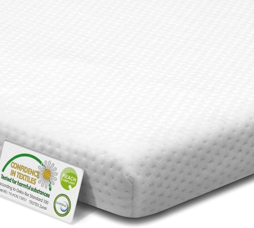 Mattress Topper Kingsize Bed 6 cm High Comfortable Gel Memory Foam Core & Cold Foam 150x200cm Two Hardness, Removable Cover, Oeko-Tex ®, Certipur-US