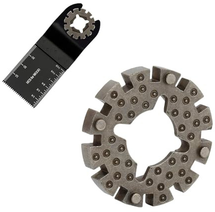 ARYIMYDP 2 Set bestehend aus Universal Adapter und Oszillierende Sägeblätter, Multicutter Adapter, Adapter für Oszillierende Sägeblätter, Universal Schaft Adapter,Sägeblätter Schnittstellenadapter