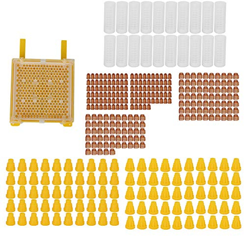 Plastic Queen Rearing System, Beekeeping Bee Grafting Kit Plastic Grafting Tool Set Queen Rearing Accessories for Beekeepers