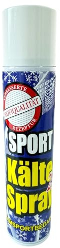 300 ml Kältespray Sport Eisspray Erste-Hilfe-Spray bei Sportverletzungen, Schmerzen Schwellungen Prellungen Verstauchung Cool Spray Kühlspray Sportkältespray