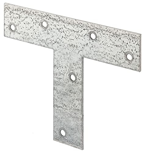 Alberts 335052 Flachverbinder | T-Form | sendzimirverzinkt | 140 x 110 x 30 mm