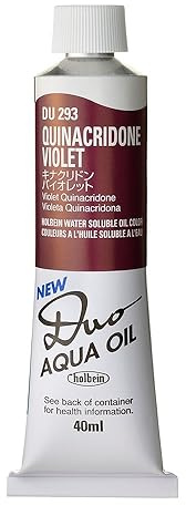 Holbein Duo-Aqua : Quinacridone Violet : 40ml tube