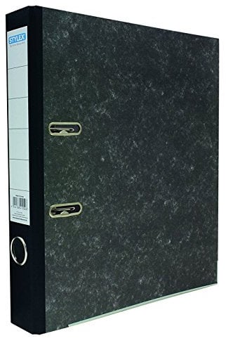STYLEX 41550 Schlitz-Ordner, DIN A4, 5 cm, wolkenmarmor