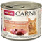 Animonda Cat Dose Carny Adult Huhn & Pute & Entenherzen 200 g - Sie erhalten 6 Packung/en; Packungsinhalt 0,2 Kg