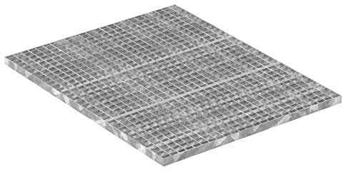Fenau - Industrie-Rost, 1000 x 800 x 30 mm, MW: 30/30 mm, Materialstärke: 3 mm - Radlast: 2,29 kN/Flächenlast (m²): 11,76 kN, feuerverzinkt, Pressrost, Gitterrost oder Garagen-Rost, Stab-in-Stab