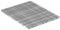 Fenau | Griglie industriali Dimensioni: 1000 x 800 x 30 mm (MW: 30/30 mm) - Spessore materiale: 3 mm - Carico ruota: 2,29 kN/Carico superficiale (m²): 11,76 kN