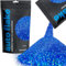 Hemway Premium Automotive Glitter Flake Paint Additive - Sapphire Blue Holographic | Ultrafine Metal Flakes for Car, Truck, RV, Motorbike & Boat Decoration | Mix with Auto Paint | 100 g