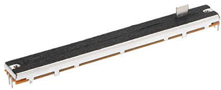 Sourcing Map 1 Stück Fader Variabler Widerstände Mixer 128 mm gerade Schiebe-Potentiometer B103 10 K Ohm Linear Doppel-Potentiometer zum Dimmen