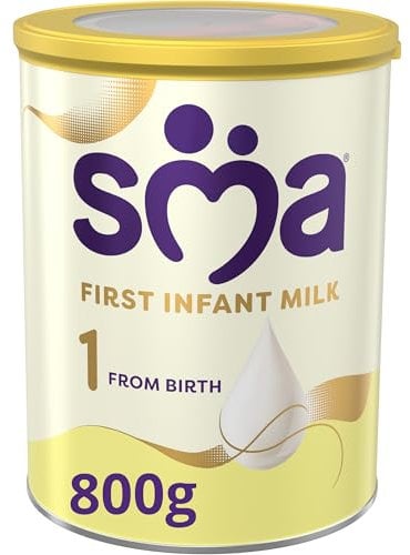 SMA First Infant Baby Milk Powder Formula , from birth , 800 g (Pack of 1) (Packaging may vary)
