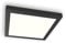 Lampenlux LED Aufbauleuchte Lumina Deckenlampe Flur Warmweiß Deckenleuchte für Schlafzimmer/Wohnzimmer eckig LED-Panel Kinderzimmer IP20 (Schwarz, 400x400mm)