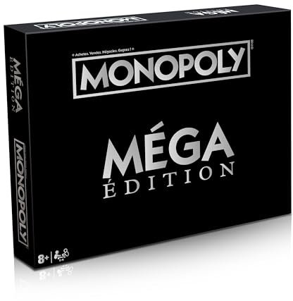 Winning Moves Monopoly – Edition Mega – Gesellschaftsspiel – ab 8 Jahren – französische Version