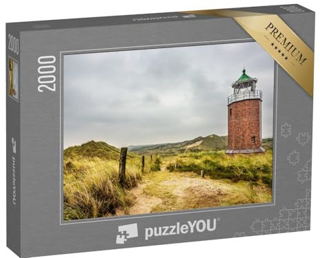 puzzleYOU: Puzzle 2000 Teile „Leuchtturm in Kampen auf der Insel Sylt“ – aus der Puzzle-Kollektion Strand & Meer