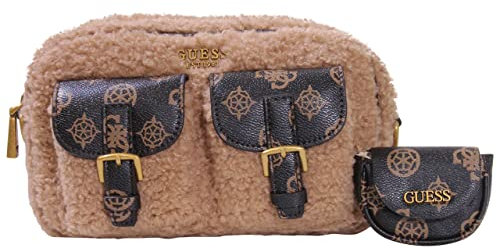 GUESS Damen No Limit Crossbody, Sling, Mokka Multi