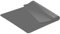 KitchenRaku Extra Large Silicone Mat for Kitchen Worktop Protector, Nonstick Heat Resistant Countertop Mat, Nonskid Placemat, Craft Mat, Table Mat (Grey, 60X40cm)