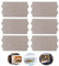 Lamkrtlp Placas Mica Microondas, Placa de Mica Cortable, para Horno de Microondas Universal (6 Piezas)