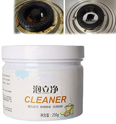 Kitchen Foam Rust Remover, 250g Kitchen Instant Cleaning Powder, Cleaning Paste, Stainless Steel Cleaner, Polish Spray, Stove Cleaning Care, Multipurpose Cleaner for Home Kitchen