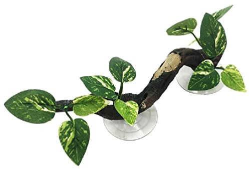 Reptilien Dekoration Terrarium Pflanze Ecke Klettern Zweig Saugnapf Aquarien Künstliche Baum Pflanze Für Bartharz Baum Wurzel Ornament Reptilien Umwelt