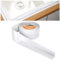 flintronic Sigillante Impermeabile, 10m/54mm Battiscopa Morbido PVC Sigillante Autoadesivo Nastro, Impermeabile, Antiolio e Antimuffa Utilizzato per Piastrelle da Cucina/Bagno, ecc