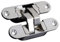 XJKLBYQ Bisagra de Puerta Invisible, bisagra Plegable Cruzada, bisagra Oculta de aleación de Zinc, Apertura Derecha, herrajes para Muebles de 9,5x2,3 cm