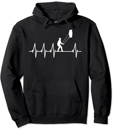 Steering Kite Heartbeat Power Kite, Steering Mat Pullover Hoodie