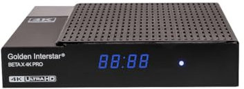 Golden Interstar Beta X 4K Pro UHD Linux Digital Receiver Set Top Box Ultra HD 4K OTT Mediaplayer