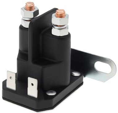 ECSiNG 12V 4 Anschlüsse Starter Magnetschalter Rasenmäher Magnetschalter Aufsitzmäher Starter Relais Schalter für Quads Rasenmäher Rasentraktoren 1873611 725-04439