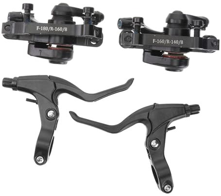 SUPVOX Mountain Bike Rear Disc Rotor Brake Caliper Brake Levers and Cable Kit for Mountain Bike Parts