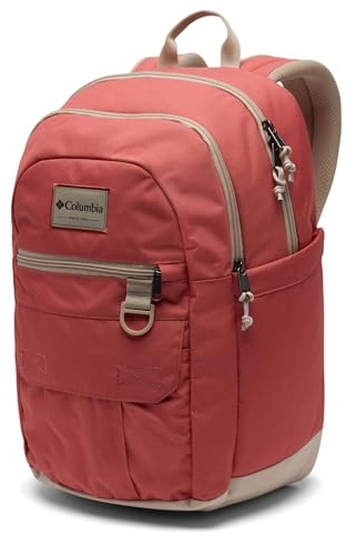 Columbia Unisex-Erwachsene Buxton 26l Rucksack, Washed Red/Ancient Fossil, One Size, Buxton 26l Rucksack