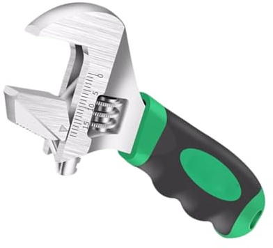 Ergonomic Grip Lightweight 6Inch 8Inch Tube Spanner with Antislip Teeth Design for Secure Grip During Pipe Fitting Tasks Household Plumbing Essential Tool Set