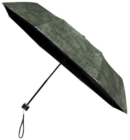 miniMAX Faltbarer Regenschirm – Mini Regenschirm – Manuelles Öffnen und Schließen – Windfest – Stabiles Gestell – Für Damen und Herren – Ideal als Reisezubehör – 100 cm Durchmesser - Design A