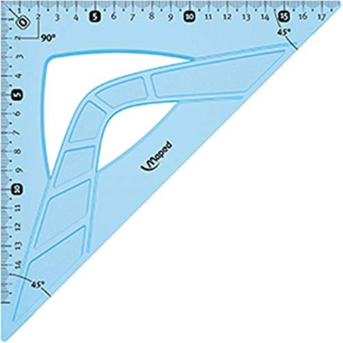 Maped 244426 Zeichendreieck Flex 45 Grad, Hypotenuse: 260 mm