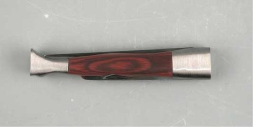 Nettapipe in acciaio inox e legno, 3 pezzi
