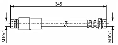 Bosch 1987476058 Brake Hose