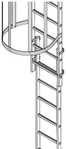 ZARGES LM-Fluchtleiter ca. 2,50 m