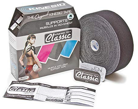 Kinesio Tex Classic Tape, Schwarz, Bulk Version (31,5 m x 5 cm)