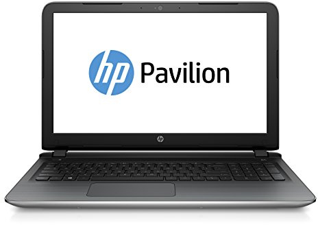 HP Pavilion (15-ab254ng) PC portatile da 39,6 cm (15,6 pollici Full HD), Intel Core i5-6200U, 8 GB di RAM, hard-disk da 1 TB, NVIDIA GeForce 940M, DVD, Windows 10, argento Nero/Grigio 1 to hdd